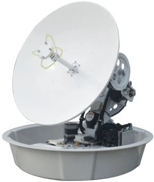 0,6 m Ku-frequentiebandschip-SOTM-antenne